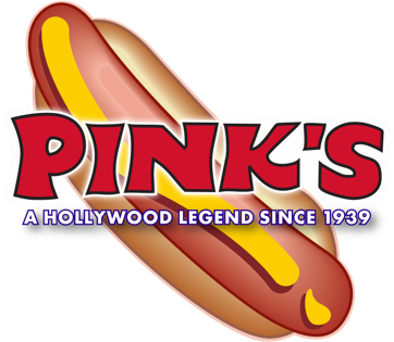 Image result for pink's hot dogs logo