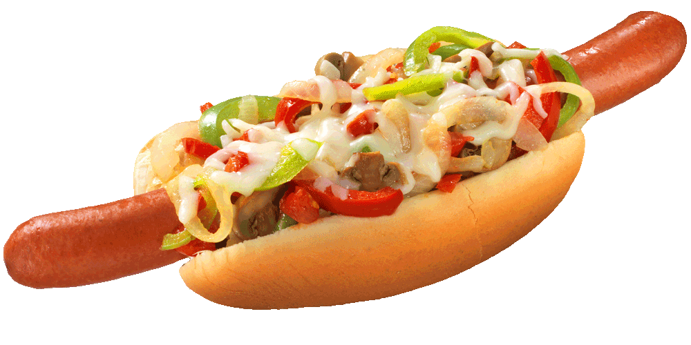 Giada De Laurentiis hot dog from Pinks