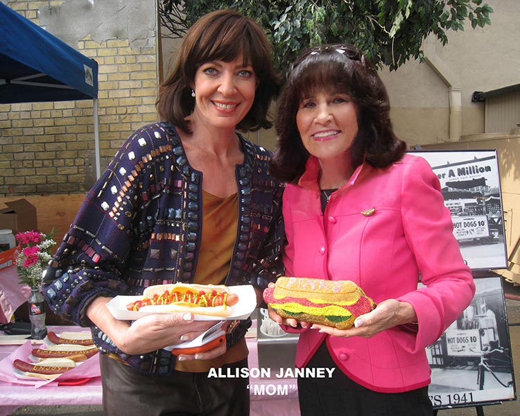 Allison Janney with Gloria Pink