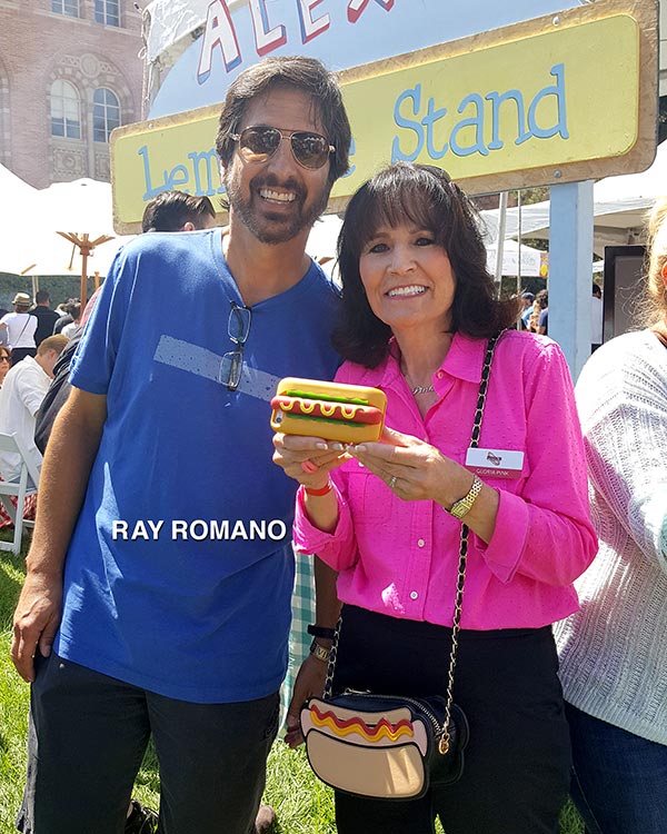 Ray Romano with Gloria Pink