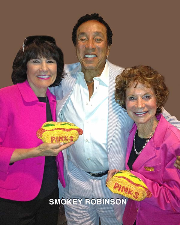 Smokey Robinson with Gloria and Beverly Pink