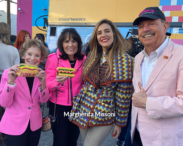 Margherita Missoni with Pink's owners